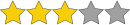 3 Sterne Bewertung