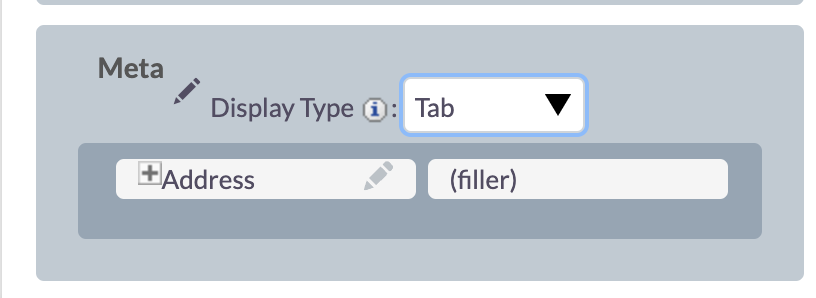 Display Type - Tab