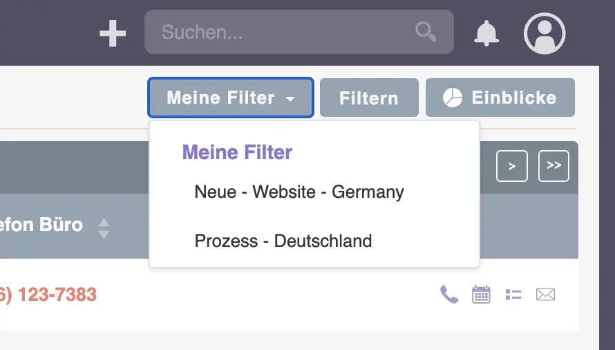 Meine Filter